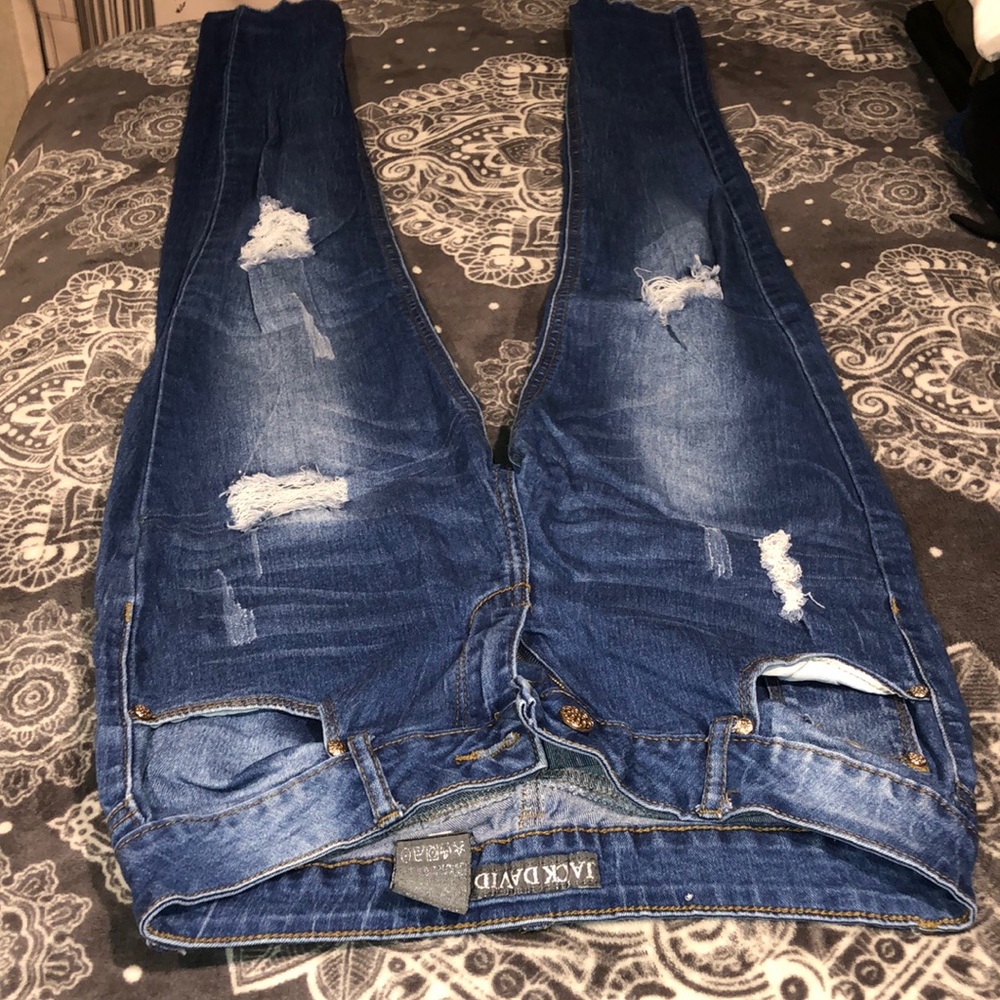 Straight cut jeans